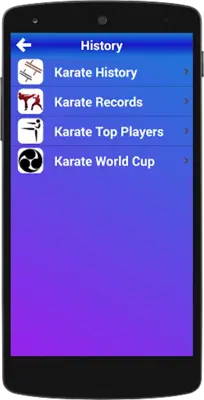 Karate Training android App screenshot 3